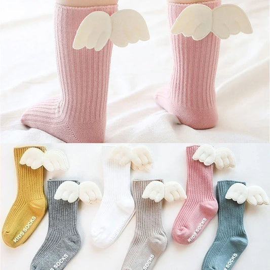 New Baby Socks Princess Elastic Knitted Cotton Socks