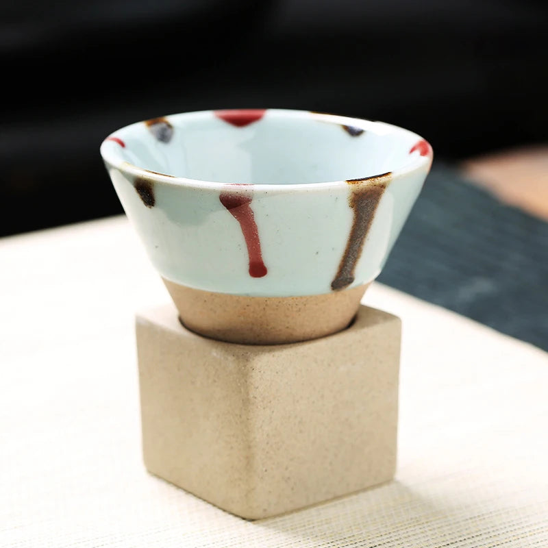 Japanese Style Rough Ceramic Coffee Cup for Home Office