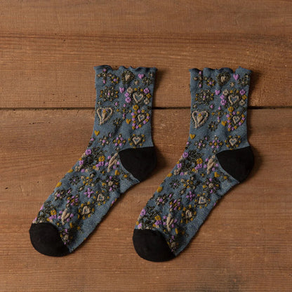 Retro Japanese Style Women Socks