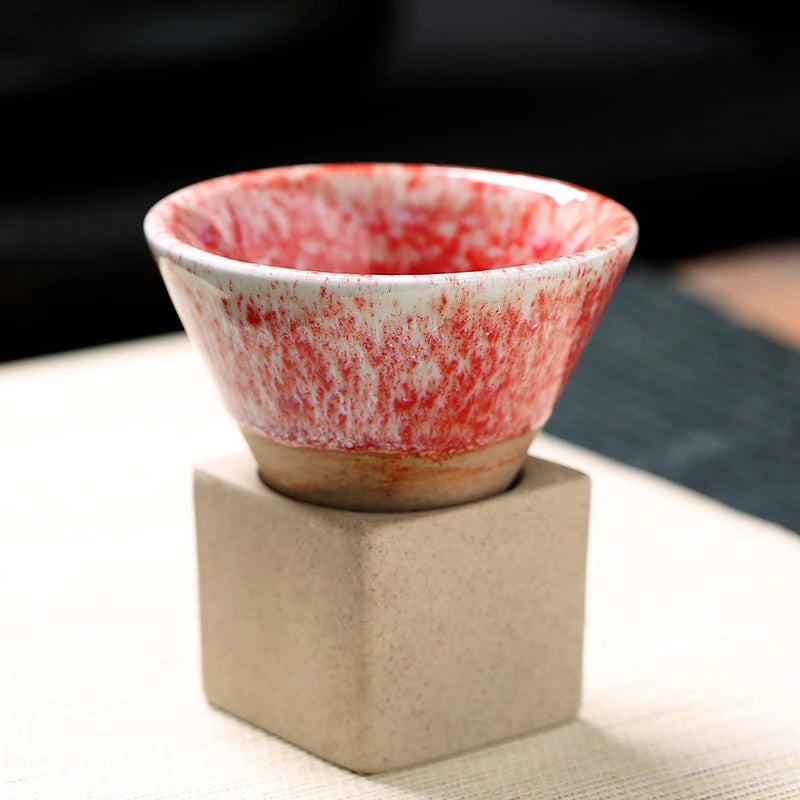 Japanese Style Rough Ceramic Coffee Cup for Home Office