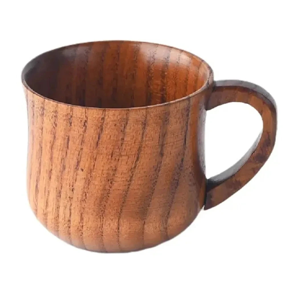 Vintage Wooden Espresso Tea Cup