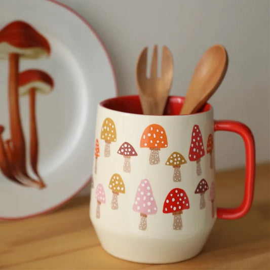 Ceramic Mushroom Water Cup