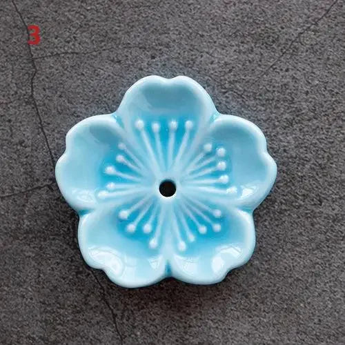 Cherry Blossom Home Ceramic Incense Burner