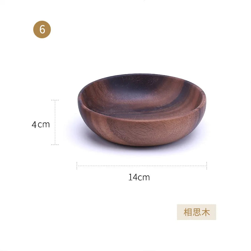 ECO-Friendly Wooden Utensils Bowl Food Container