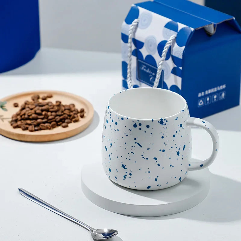 500ml Klein Blue Ceramic Mug Gift Set