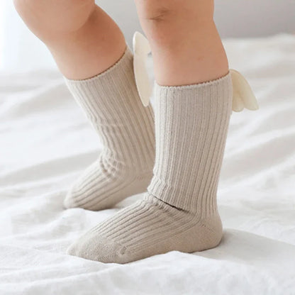 New Baby Socks Princess Elastic Knitted Cotton Socks