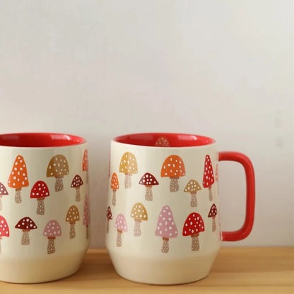 Ceramic Mushroom Water Cup