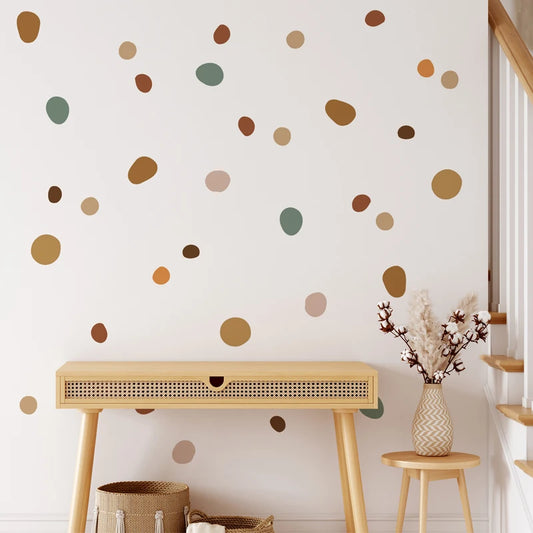 Boho Nursery Polka Dot Creative Wall Stickers