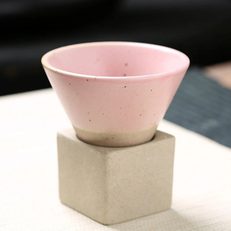 Japanese Style Rough Ceramic Coffee Cup for Home Office