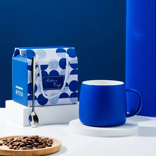 500ml Klein Blue Ceramic Mug Gift Set