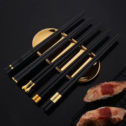 15-20Pcs Luxury Korean Stainless Steel Tableware Set