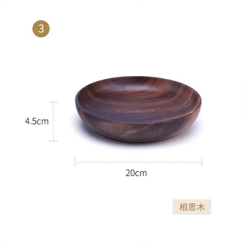 ECO-Friendly Wooden Utensils Bowl Food Container