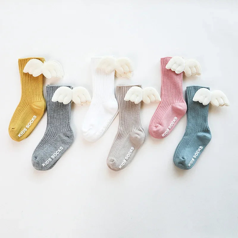 New Baby Socks Princess Elastic Knitted Cotton Socks