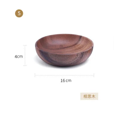 ECO-Friendly Wooden Utensils Bowl Food Container