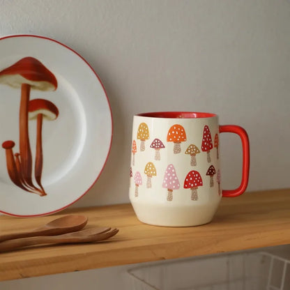 Ceramic Mushroom Water Cup