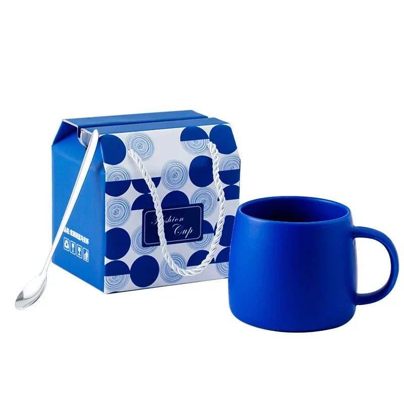 500ml Klein Blue Ceramic Mug Gift Set