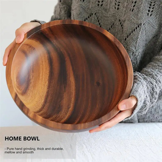 ECO-Friendly Wooden Utensils Bowl Food Container