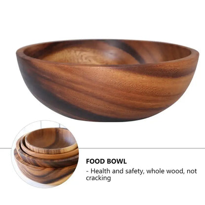 ECO-Friendly Wooden Utensils Bowl Food Container