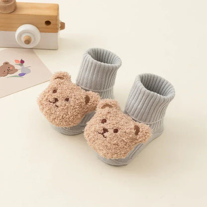 Cute Cartoon Bear Baby Socks for Baby Boy Girl