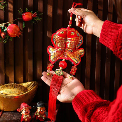 Chinese New Year Decoration Traditional Hanging Strings Bell Hanging Spring Festival Lanterns