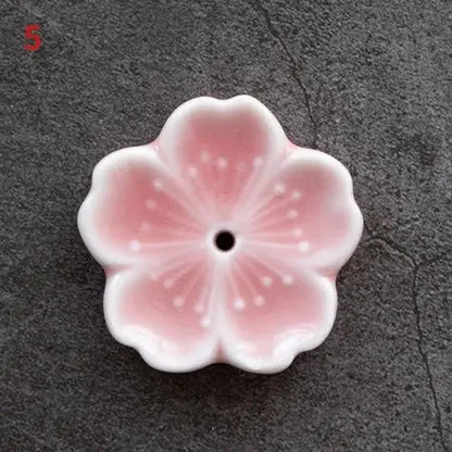 Cherry Blossom Home Ceramic Incense Burner