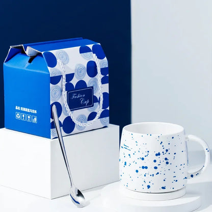 500ml Klein Blue Ceramic Mug Gift Set