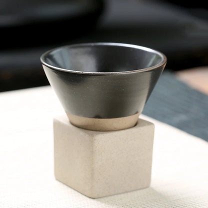 Japanese Style Rough Ceramic Coffee Cup for Home Office