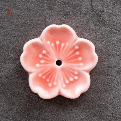 Cherry Blossom Home Ceramic Incense Burner