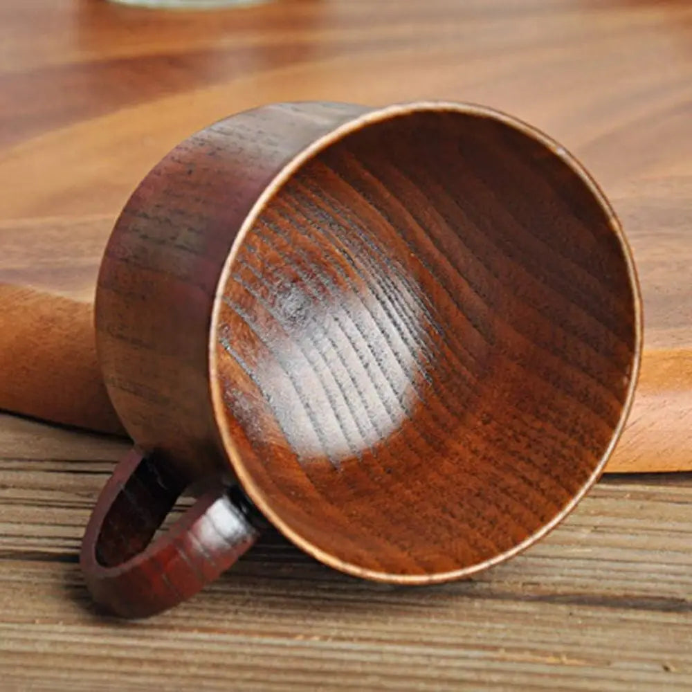 Vintage Wooden Espresso Tea Cup