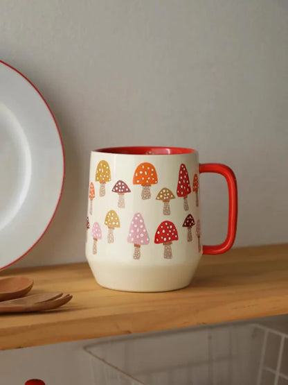 Ceramic Mushroom Water Cup