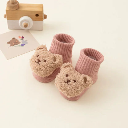 Cute Cartoon Bear Baby Socks for Baby Boy Girl