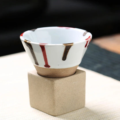 Japanese Style Rough Ceramic Coffee Cup for Home Office