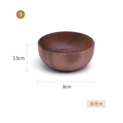 ECO-Friendly Wooden Utensils Bowl Food Container