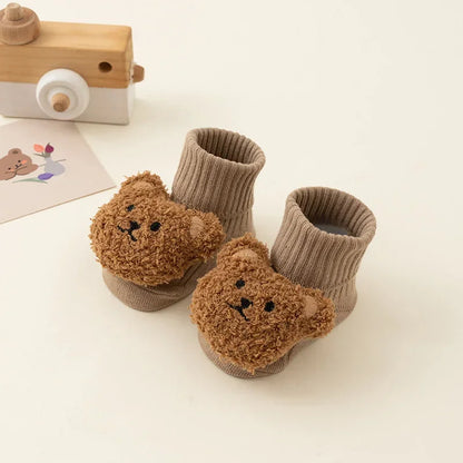 Cute Cartoon Bear Baby Socks for Baby Boy Girl