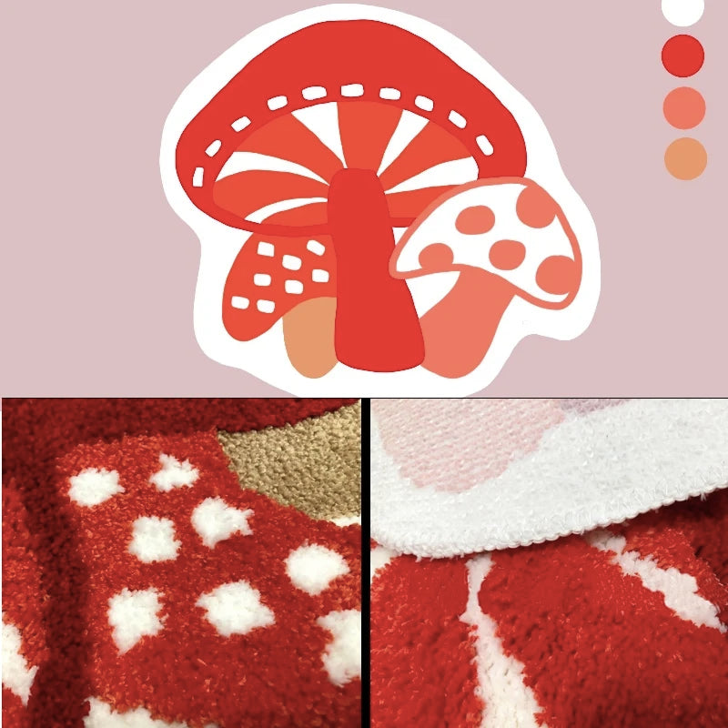 Mushroom Tufting Carpet Mat